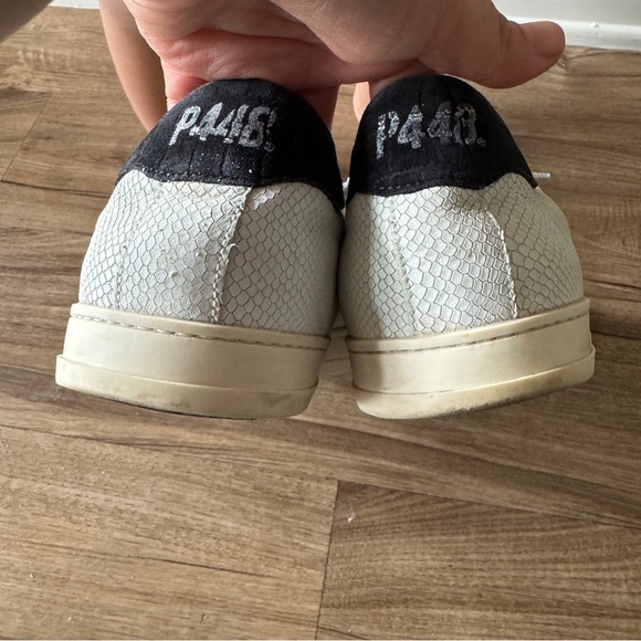 P448 jack leather suede snake print sparkle size 41 - Picture 9 of 13